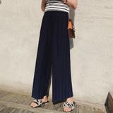 ゆったりプリーツパンツ レディース 10代 | Amulet | 詳細画像8