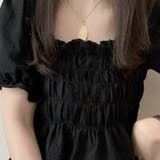 シャーリングブラウス レディース 10代 | Amulet | 詳細画像16