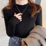 ブラック | メロウリブニット レディース 10代 | Amulet