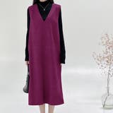 Vネックジャンパースカート 10代 20代 | Amulet | 詳細画像11 