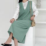 Vネックジャンパースカート 10代 20代 | Amulet | 詳細画像16 