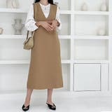 Vネックジャンパースカート 10代 20代 | Amulet | 詳細画像2 