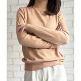 ブラウン | ハイネック長袖ニットトップス レディース ニット | Amulet