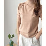 ハイネック半袖ニットトップス レディース 韓国 | Amulet | 詳細画像17 