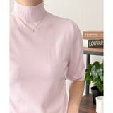 ハイネック半袖ニットトップス レディース 韓国 | Amulet | 詳細画像27 