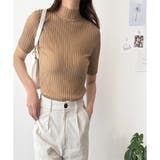 半袖リブニットソー レディース 韓国 | Amulet | 詳細画像13 