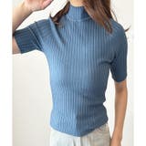 半袖リブニットソー レディース 韓国 | Amulet | 詳細画像4 