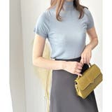 半袖ハイネックニットソー レディース 韓国 | Amulet | 詳細画像2 