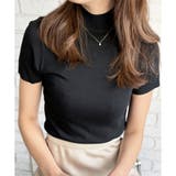 半袖ハイネックニットソー レディース 韓国 | Amulet | 詳細画像6 