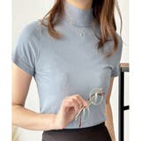 半袖ハイネックニットソー レディース 韓国 | Amulet | 詳細画像7 