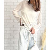 ホワイト | オーバーサイズシアートップス レディース トップス | Amulet
