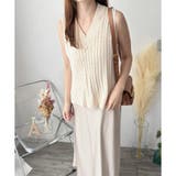 ケーブルニットベスト レディース ニットベスト | Amulet | 詳細画像10 