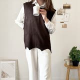 ニットベストトップス レディース ニットベスト | Amulet | 詳細画像18 