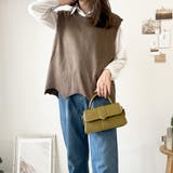 ニットベストトップス レディース ニットベスト | Amulet | 詳細画像20 