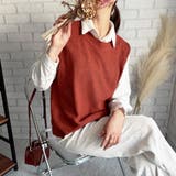 ニットベストトップス レディース ニットベスト | Amulet | 詳細画像25 