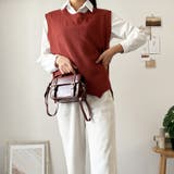 ニットベストトップス レディース ニットベスト | Amulet | 詳細画像26 