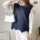 ニットベストトップス レディース ニットベスト | Amulet | 詳細画像9 