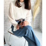 ラウンドネックシアーシフォンブラウス レディース ブラウス | Amulet | 詳細画像13 