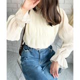 ラウンドネックシアーシフォンブラウス レディース ブラウス | Amulet | 詳細画像14 