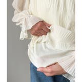 ラウンドネックシアーシフォンブラウス レディース ブラウス | Amulet | 詳細画像18 