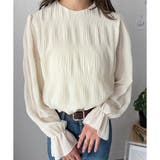 ラウンドネックシアーシフォンブラウス レディース ブラウス | Amulet | 詳細画像9 