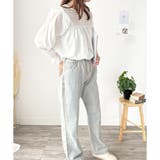 フリル長袖ブラウス レディース 韓国 | Amulet | 詳細画像10