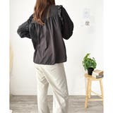 フリル長袖ブラウス レディース 韓国 | Amulet | 詳細画像22