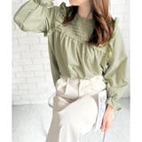 フリル長袖ブラウス レディース 韓国 | Amulet | 詳細画像27