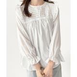 フリル長袖ブラウス レディース 韓国 | Amulet | 詳細画像3