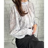 フラワーシャギーブラウス レディース 韓国 | Amulet | 詳細画像12 