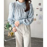 フラワーシャギーブラウス レディース 韓国 | Amulet | 詳細画像25 