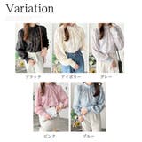 フラワーシャギーブラウス レディース 韓国 | Amulet | 詳細画像5 