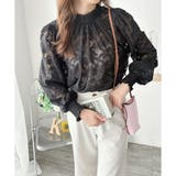 フラワーシャギーブラウス レディース 韓国 | Amulet | 詳細画像9 