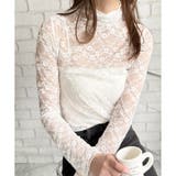 花柄シアートップス レディース 韓国 | Amulet | 詳細画像4 