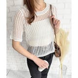 メッシュ編み半袖トップス 夏服 通気性 | Amulet | 詳細画像10