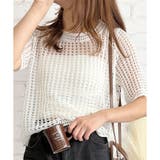 メッシュ編み半袖トップス 夏服 通気性 | Amulet | 詳細画像11