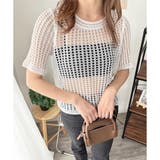 メッシュ編み半袖トップス 夏服 通気性 | Amulet | 詳細画像12