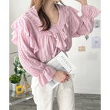 フリルシフォンブラウス レディース 韓国 | Amulet | 詳細画像19 