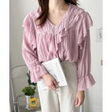 フリルシフォンブラウス レディース 韓国 | Amulet | 詳細画像20 