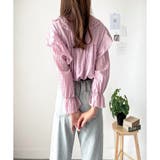 フリルシフォンブラウス レディース 韓国 | Amulet | 詳細画像22 