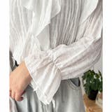 フリルシフォンブラウス レディース 韓国 | Amulet | 詳細画像25 