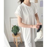 半袖ロングTシャツワンピース 夏トップス 半袖 | Amulet | 詳細画像12