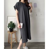 半袖ロングTシャツワンピース 夏トップス 半袖 | Amulet | 詳細画像16