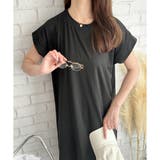 半袖ロングTシャツワンピース 夏トップス 半袖 | Amulet | 詳細画像25