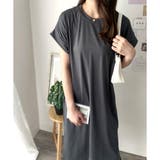 半袖ロングTシャツワンピース 夏トップス 半袖 | Amulet | 詳細画像7