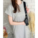 ライトグレー | 半袖ロングTシャツワンピース 夏トップス 半袖 | Amulet