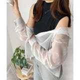 ブラック | リブノースリーブニット 重ね着 リブ | Amulet