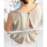 バックデザインノースリーブワンピース 重ね着 夏服 | Amulet | 詳細画像12