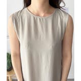 バックデザインノースリーブワンピース 重ね着 夏服 | Amulet | 詳細画像19