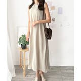 バックデザインノースリーブワンピース 重ね着 夏服 | Amulet | 詳細画像6
